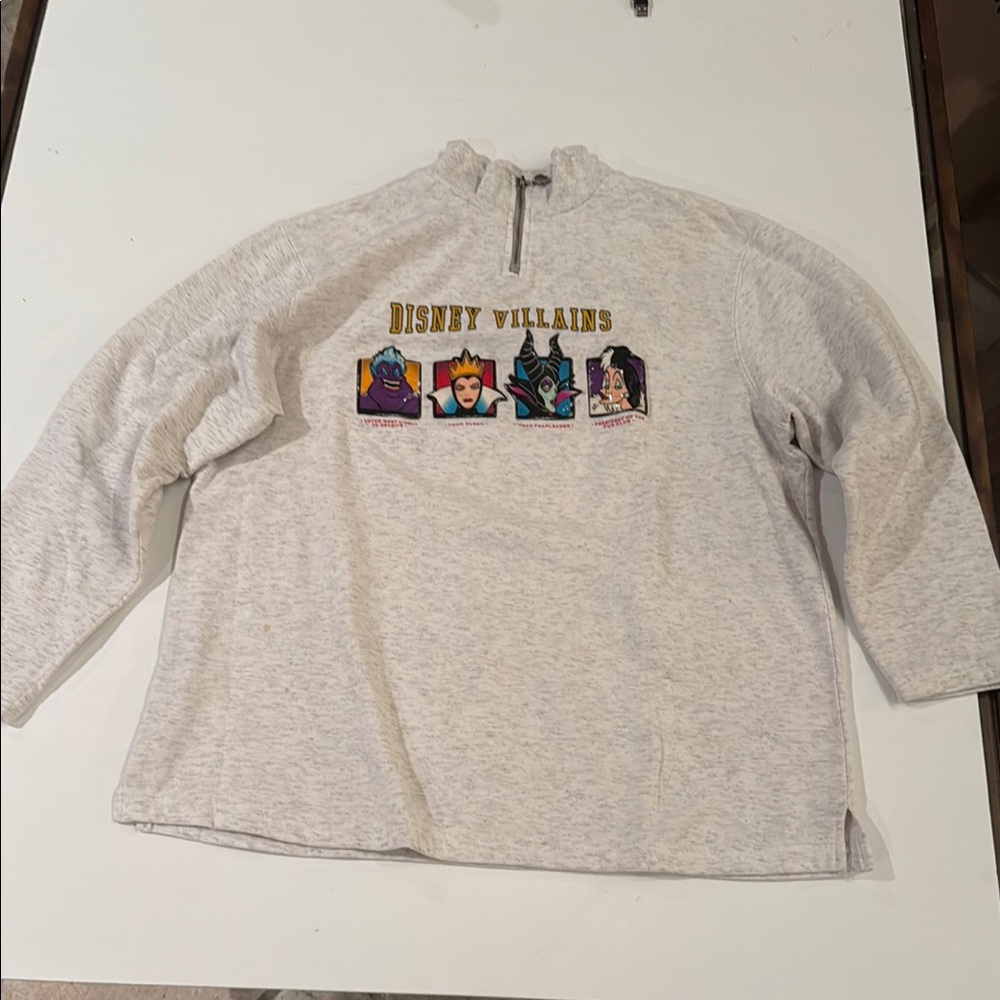 Vintage Disney Villains Varsity Sweatshirt